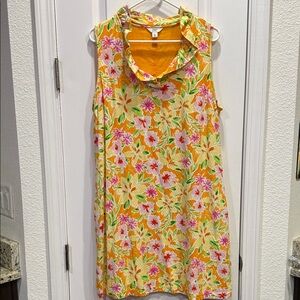 Crown & Ivy Multicolor Floral Sleeveless Dress